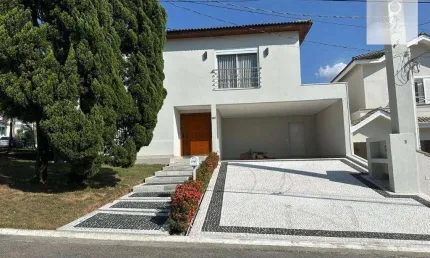 Casa em alphaville, esquina, semi mobiliada com 4 dormitórios à venda, 382 m² por r$ 4.500.000 - alphaville 11 - santana de parnaíba-sp.