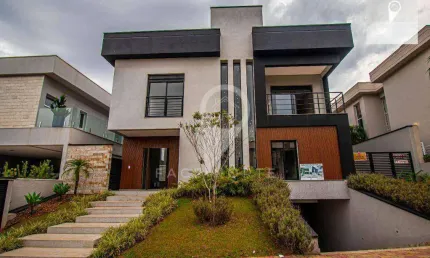 Casa nova em alphaville, 4 suítes, 6 vagas, clean, em um dos melhores condomínios do brasil!
