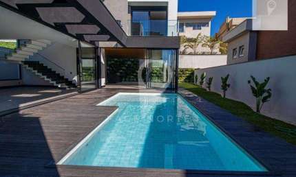 Casa Nova em Alphaville com 4 dormitórios à venda, 546 m² por R$ 8.500.000 - Gênesis 2 -SP!