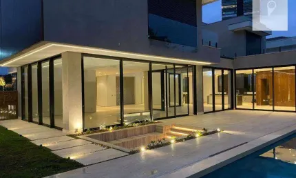 Mansão nunca habitada com 5 suítes no coração de alphaville com  1012 m² à venda por r$ 28.000.000 - alphaville 02 - barueri/sp