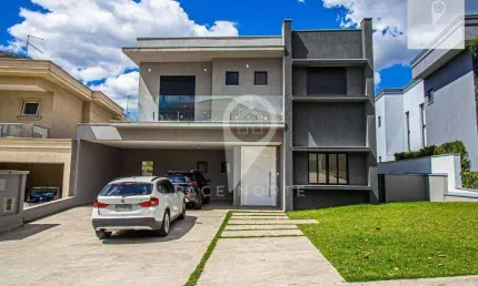 Casa nova em alphaville ,fundos p/ mata, com 4 dormitórios à venda - gênesis 2 - sp