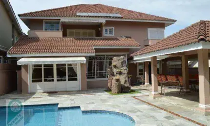 Casa com 4 dormitórios à venda, 650 m² por r$ 4.500.000,00 - alphaville 10 - santana de parnaíba/sp