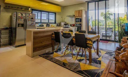Casa em alphaville com 4 dormitórios à venda, vista para mata