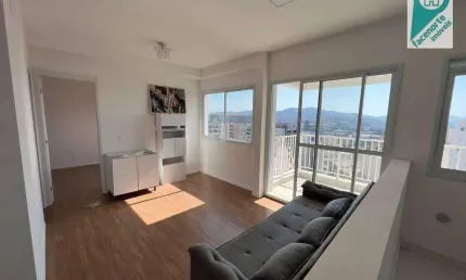 Apartamento mobiliado c/ 1 suíte (possibilidade p/ 2) , 1 vaga carro, 1 vaga moto!