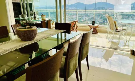 Apartamento Mobiliado em Alphaville C/ 196 Mts, 3 Suítes, 3 Vagas, Vista Deslumbrante !