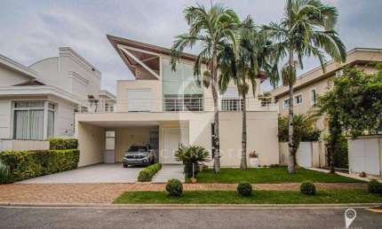 Casa Mobiliada com 4 dormitórios, 360 m² - venda por R$ 5.000.000 ou aluguel por R$ 30.000/mês - Gênesis 1 - SP