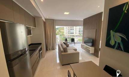 Apartamento 'Porteira Fechada' com 1 dormitório à venda, 50 m² por R$ 765.000 - Alphaville - SP