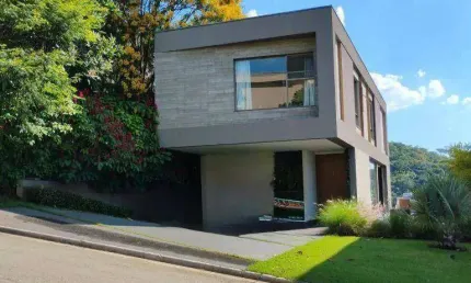 Casa mobiliada com 3 dormitórios à venda, 400 m² por r$ 7.000.000 - gênesis 2 - santana de parnaíba/sp