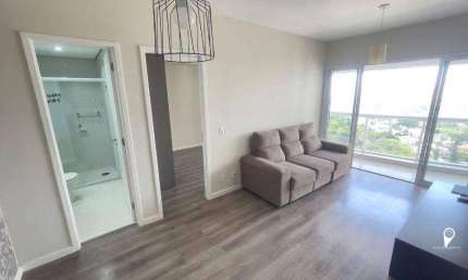 Apartamento com 1 dormitório para alugar, 50 m² por R$ 6.000,00/mês - Alphaville - Barueri/SP