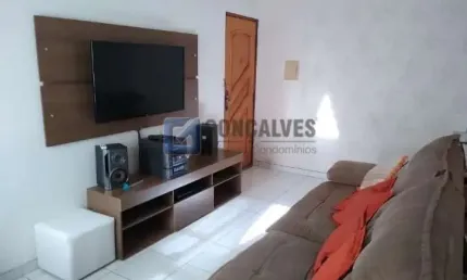 Apartamento com 2 quartos à venda na valdemar celestino da silva, r, parque são vicente, mauá, 55 m2 por r$ 255.000