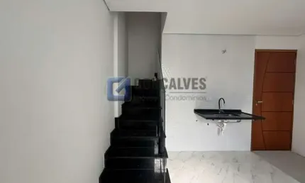 Apartamento cobertura 2 dormitórios sendo 1 suite, 110 mts² na vila alice em santo andré