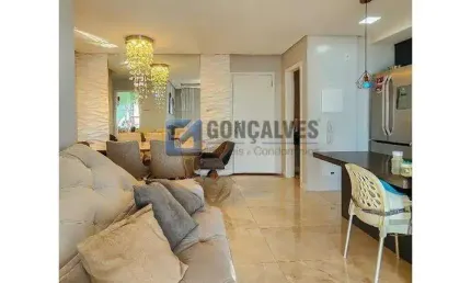 Apartamento à venda no jardim chácara inglesa em são bernardo do campo/sp,  3 dormitórios sendo 1 suíte e aceita pet.