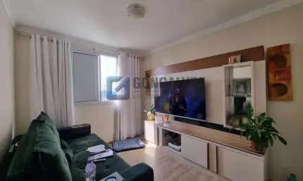 Apartamento com 2 quartos à venda na tiradentes, r, jardim irajá, são bernardo do campo, 56 m2 por r$ 272.000
