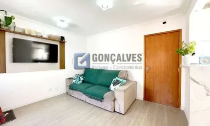 Apartamento com 2 quartos à venda na rossini, r, vila camilópolis, santo andré, 98 m2 por r$ 383.000