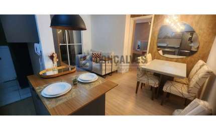 Apartamento à venda no bairro jardim olavo bilac em são bernardo do campo/ sp, com 48m², 1 quarto e aceita pet.