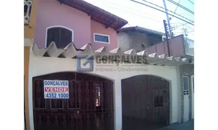 Casa com 3 quartos à venda na benedito montenegro, r, parque marajoara, santo andré, 135 m2 por r$ 650.000