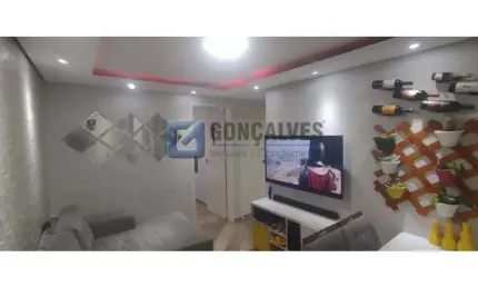 Apartamento com 2 quartos à venda na tiradentes, r, jardim irajá, são bernardo do campo, 50 m2 por r$ 320.000