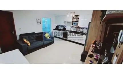 Apartamento com 2 quartos à venda na dos congregados, r, vila alto de santo andré, santo andré, 50 m2 por r$ 320.000