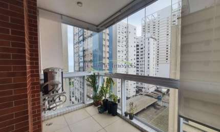Apartamento novo Mobiliado com Vista Mar no Boqueirão dem Santos / SP