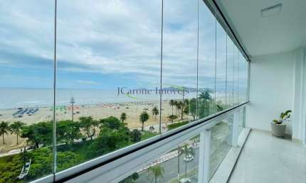 Venda Apartamento em Santos SP - Vista Mar ,  reformado, porteira fechada na Praia do  Gonzaga em Santos /SP