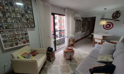 Apartamento para venda ou permuta com 3 quartos a poucas quadras da praia da aparecida em santos / sp