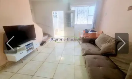 Venda de casa em vila com 2 quartos em ótima localização na vila mathias em santos / sp