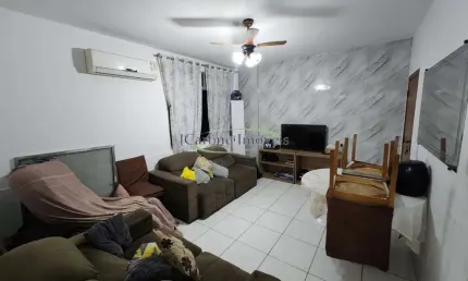 Venda de apartamento em santos com 3 quartos, vaga e churrasqueira na praia da aparecida em ótima localização