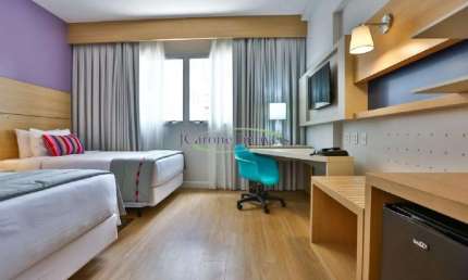Flat com 1 quarto à venda no Pompéia, Santos 