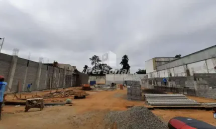 Galpão de 1126m² em construção para aluguel,  Residencial Estoril, Taubaté - GA4562
