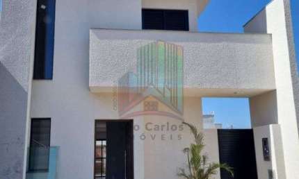 Casa em condomínio fechado com 3 quartos à venda na Rua Cremilde Zabotto Poianas, 0001, Parque dos Timburis, São Carlos, 104 m2 por R$ 665.000