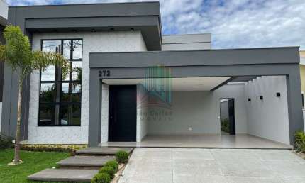Casa em condomínio fechado com 3 quartos à venda na Rua Ray Wesley Herrick, 1501, Jardim Jóckei Club A, São Carlos, 174 m2 por R$ 1.300.000