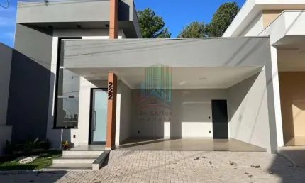 Casa em condomínio fechado com 3 quartos à venda na Avenida Pedro Muszkat, 911, Residencial Samambaia, São Carlos, 160 m2 por R$ 1.100.000