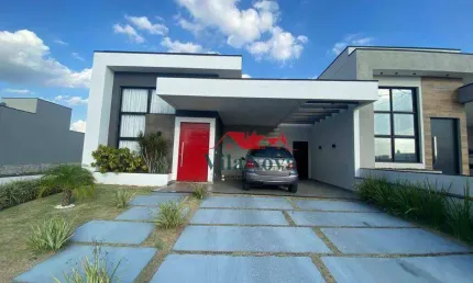 VENDE-SE ÓTIMA CASA COM 3 QTS, 1 SUÍTE, 4 VAGAS NO CONDOMÍNIO MILANO EM INDAIATUBA SP!