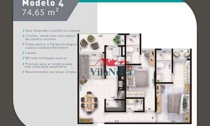 Apartamento com 2 dormitórios à venda, 74 m² por R$ 850.000,00 - Vila do Parque - Indaiatuba/SP