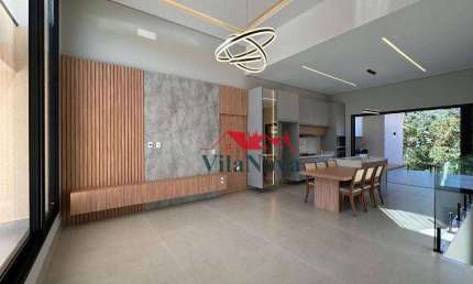 VENDO CASA TÉRREA COM 3 SUÍTE, PISCINA, VARANDA GOURMET E 4 VAGAS NO CONDOMÍNIO PARK GRAN RESERVE- INDAIATUBA - SP!