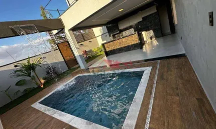 EXCELENTE CASA À VENDA COM 3 SUÍTES, PISCINA, ÁREA GOURMET E 4 VAGAS - CONDOMÍNIO GRAN RESERVE - INDAIATUBA SP!