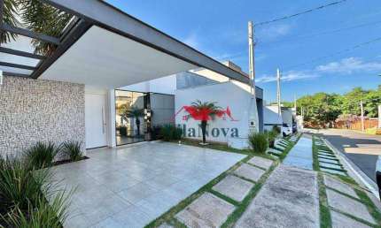 Casa com 3 dormitórios à venda, 105 m² por R$ 960.000 - Condomínio Montreal Residence - Indaiatuba/SP