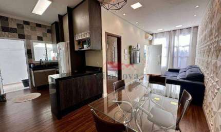 Casa com 3 dormitórios à venda, 110 m² por R$ 715.000,00 - Jardim Park Real - Indaiatuba/SP