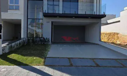 Casa à venda com 3 quartos sendo 1 suíte, escritório, piscina e 4 vagas no condomínio gran reserve em indaiatuba - sp!
