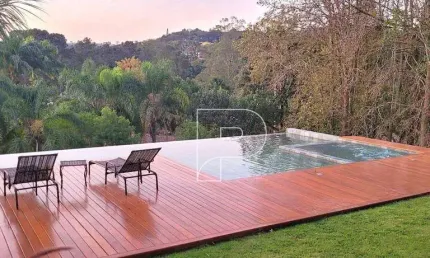 Casa com 4 dormitórios à venda, 720 m² por r$ 12.800.000,00 - parque silvino pereira - cotia/sp