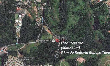 Terreno à venda, 3000 m² por R$ 980.000,00 - Granja Viana - Embu das Artes/SP