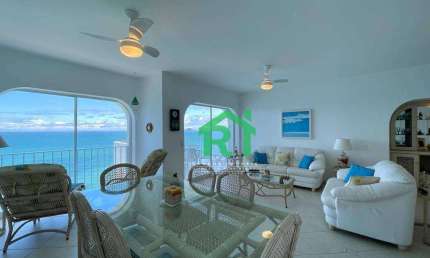 Apartamento Frente Mar, 3 Dormitórios (1 Suíte), 1 Vaga, Pitangueiras, Guarujá/SP