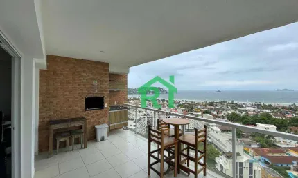 Apartamento vista para o mar, 2 dormitórios´(1 suíte), 2 vagas, área de lazer, enseada, guarujá/sp