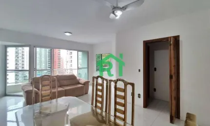 Apartamento com sacada, 3 suítes, 1 vaga, piscina, churrasqueira, jardim astúrias, guarujá/sp