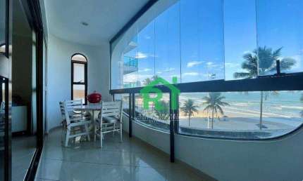 Apartamento Frente Mar, 3 dormitórios (suítes), 2 vagas - Jardim Astúrias - Guarujá/SP