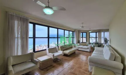 Cobertura com 3 dormitórios à venda, 270 m² por R$ 1.400.000,00 - Tombo - Guarujá/SP