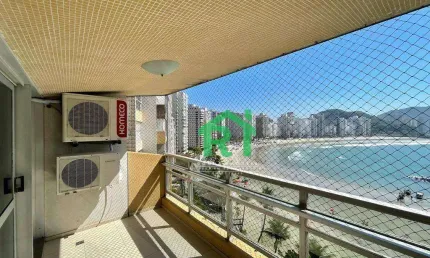 Apartamento Frente Mar, 4 Dormitórios (2 Suítes), 1 Vaga, Área de Lazer, Jardim Astúrias, Guarujá/SP