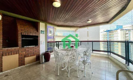 Apartamento à beira mar, 3 dormitórios (1 suíte), 1 vaga, jardim astúrias, guarujá/sp