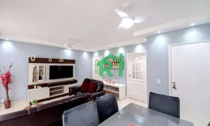 Apartamento com 3 dormitórios à venda, 95 m² por r$ 570.000,00 - pitangueiras - guarujá/sp
