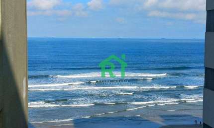 Apartamento frente mar, 2 dormitórios, 1 vaga, 110 m², à venda por R$ 800.000 - Pitangueiras - Guarujá/SP